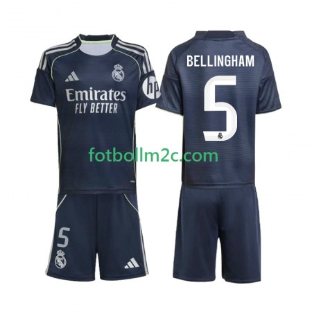 Fußballtrikots Real Madrid Jude Bellingham 5 Kinder Auswärts Trikotsatz 2025-2026